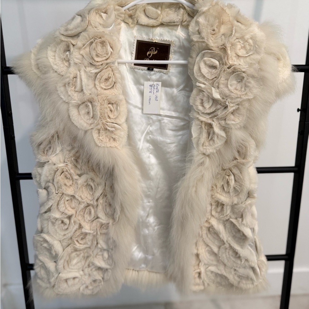 Genuine fur vest, vintage